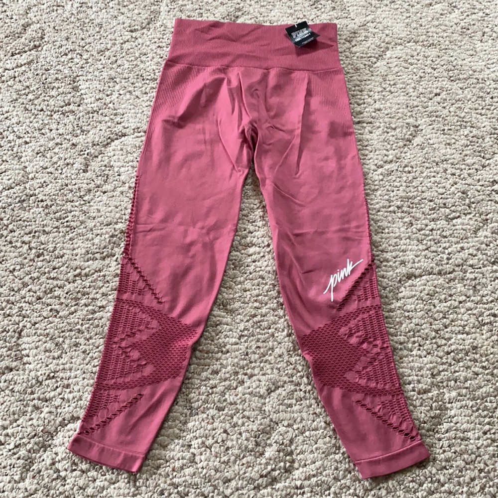 Pink Cool and Comfy High Waisted Leggings